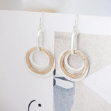 Stylish earrings Simple high sense pendant earrings 672418001308 - COCOMELODY
