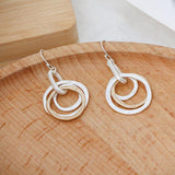 Stylish earrings Simple high sense pendant earrings 672418001308 - COCOMELODY