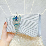 One-shoulder diagonal mini bag Women's dress bag Dinner bag 810660945468 - COCOMELODY