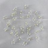 Bride wedding headwear 1 meter long pearl copper hair chain handmade hair accessories 782453848826 - COCOMELODY