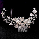 Bridal handmade Gold hair comb Wedding hair accessories Wedding accessories Bridal hair accessories 771438632928 - COCOMELODY