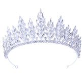 Full diamond super flash half round crown bride wedding headwear photography with makeup styling up-hair crown 677485871099 - COCOMELODY