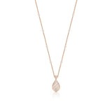 Drop necklace gold-plated full drill collarbone chain 800621951236 - COCOMELODY