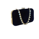 Evening clutch bag diamond-encrusted suede bag Dinner bag Women's crossbody bag 778944030967 - COCOMELODY