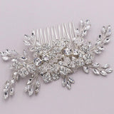 Bridal alloy crystal hair comb insert comb 675547355878 - COCOMELODY