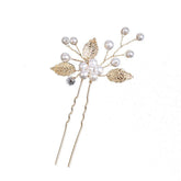 Pearl bridal hairpin Headpiece Hair pin Wedding accessories set of 3 686678591615 - COCOMELODY