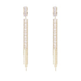 S925 silver needle long tassel earrings 762461389092 - COCOMELODY