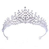 Bridal tiara Bridal Tiara Alloy bridal Tiara Headband Atmospheric Tiara 652188191347 - COCOMELODY