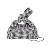 Diamond-encrusted portable dinner bag 773141196365 - COCOMELODY