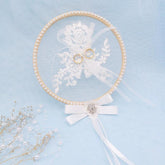 Handmade pearl bud ring pillow 599755872256 - COCOMELODY