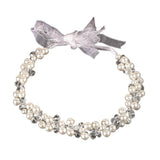 Bridal headwear for girls Pearl headband Headband with yarn band 583256976866 - COCOMELODY