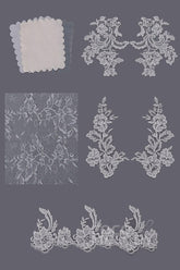 Bridal Gown CWVT15002 Fabric Swatch SWWD18001 - COCOMELODY