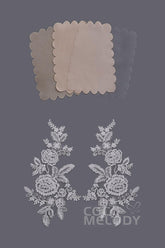 Bridal Gown LD3932 Fabric Swatch SWWD18006 - COCOMELODY