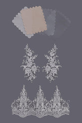 Bridal Gown LD3905 Fabric Swatch SWWD18008 - COCOMELODY