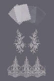 Bridal Gown LD3905 Fabric Swatch SWWD18008 - COCOMELODY