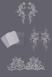 Bridal Gown LWXT16001 Fabric Swatch SWWD18009 - COCOMELODY