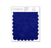 Velvet Fabric Swatch in Single Color SWVT19004 - COCOMELODY