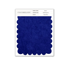 Velvet Fabric Swatch in Single Color SWVT19004 - COCOMELODY