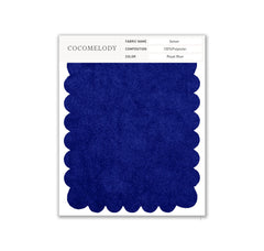 Velvet Fabric Swatch in Single Color SWVT19004 - COCOMELODY