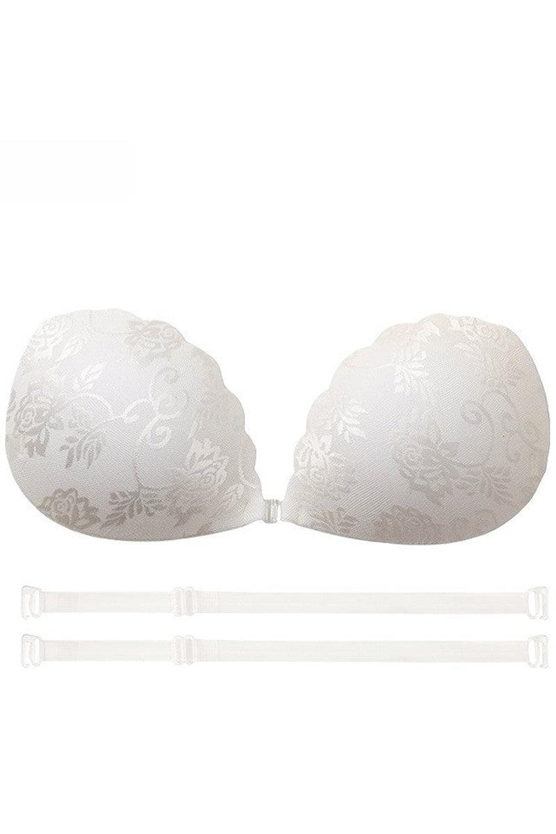 Breast patch female wedding dress with lace breast patch to hold up small chest display large breathable bra invisible underwear 810018057394 - COCOMELODY