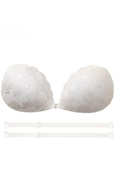 Breast patch female wedding dress with lace breast patch to hold up small chest display large breathable bra invisible underwear 810018057394 - COCOMELODY