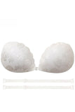 Breast patch female wedding dress with lace breast patch to hold up small chest display large breathable bra invisible underwear 810018057394 - COCOMELODY