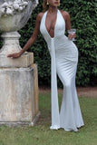Mermaid Maxi Knitted Semi Formal Wedding Guest Dresses 917018224683 - COCOMELODY