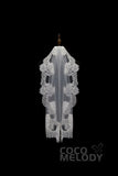 One-tier Lace Edge Tulle Hip Veils with Appliques AV180008 - COCOMELODY