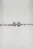 Charming Satin Wedding Sash with Rhinestone YD18010 - COCOMELODY