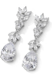 Luxury Teardrop Drop Long Dangle Marquise Leaf Earrings 636326799698