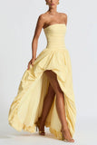 Asymmetry High-Low Formal Evening Dresses 908564007759 - COCOMELODY