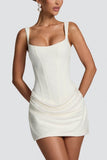 Sheath Mini Knitted Cocktail Wedding Guest Dresses 966492908268 - COCOMELODY