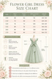Romantic Tulle with Bow Back Pearl Accents Flower Girl Dresses 1029322248393
