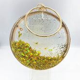 Acrylic bag round quicksand fine glitter bag evening bag 662932203167 - COCOMELODY