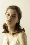 Alloy Headbands with Pearls and Flower CH0311 - COCOMELODY