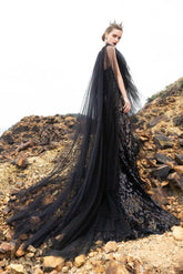 Charming Tulle Wedding Wrap with Ruffles CJ0078 - COCOMELODY