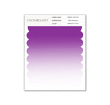 Ombre Chiffon Fabric Swatch in Single Color SWCR17001 - COCOMELODY