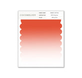 Ombre Chiffon Fabric Swatch in Single Color SWCR17001 - COCOMELODY