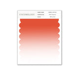 Ombre Chiffon Fabric Swatch in Single Color SWCR17001 - COCOMELODY