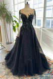 A-Line Court Train Sparkle Tulle Wedding Dress CW3010CR - COCOMELODY