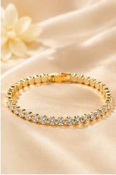 Classic Crystal Tennis Bracelet Plated Dainty Everyday Jewelry 904471935280