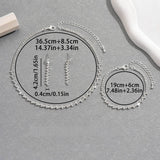 Wedding Earrings/Necklace Jewelry Sets (Set of 3) 844954087931 - COCOMELODY