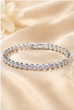 Classic Crystal Tennis Bracelet Plated Dainty Everyday Jewelry 904471935280