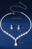 Gorgeous Zircon Earrings/Necklace Jewelry Sets (Set of 2) 737171017097 - COCOMELODY