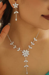 Gorgeous Zircon Earrings/Necklace Jewelry Sets (Set of 2) 784048793825 - COCOMELODY