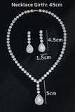 Gorgeous Zircon Earrings/Necklace Jewelry Sets (Set of 2) 702764815986 - COCOMELODY