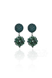Eye-catching Crochet Wedding Earrings with Jewel HG18004 - COCOMELODY