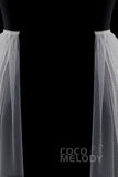 Perfect Chapel Train Tulle Wedding Skirt TR18003 - COCOMELODY