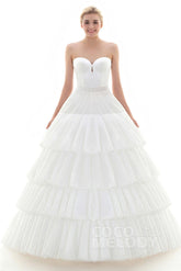 Ball Gown Court Train 4 Hoops Wedding Petticoats CP0016005 - COCOMELODY