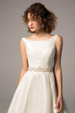 Tulle Wedding Sash with Rhinestone Imitation Pearl CC0056 - COCOMELODY